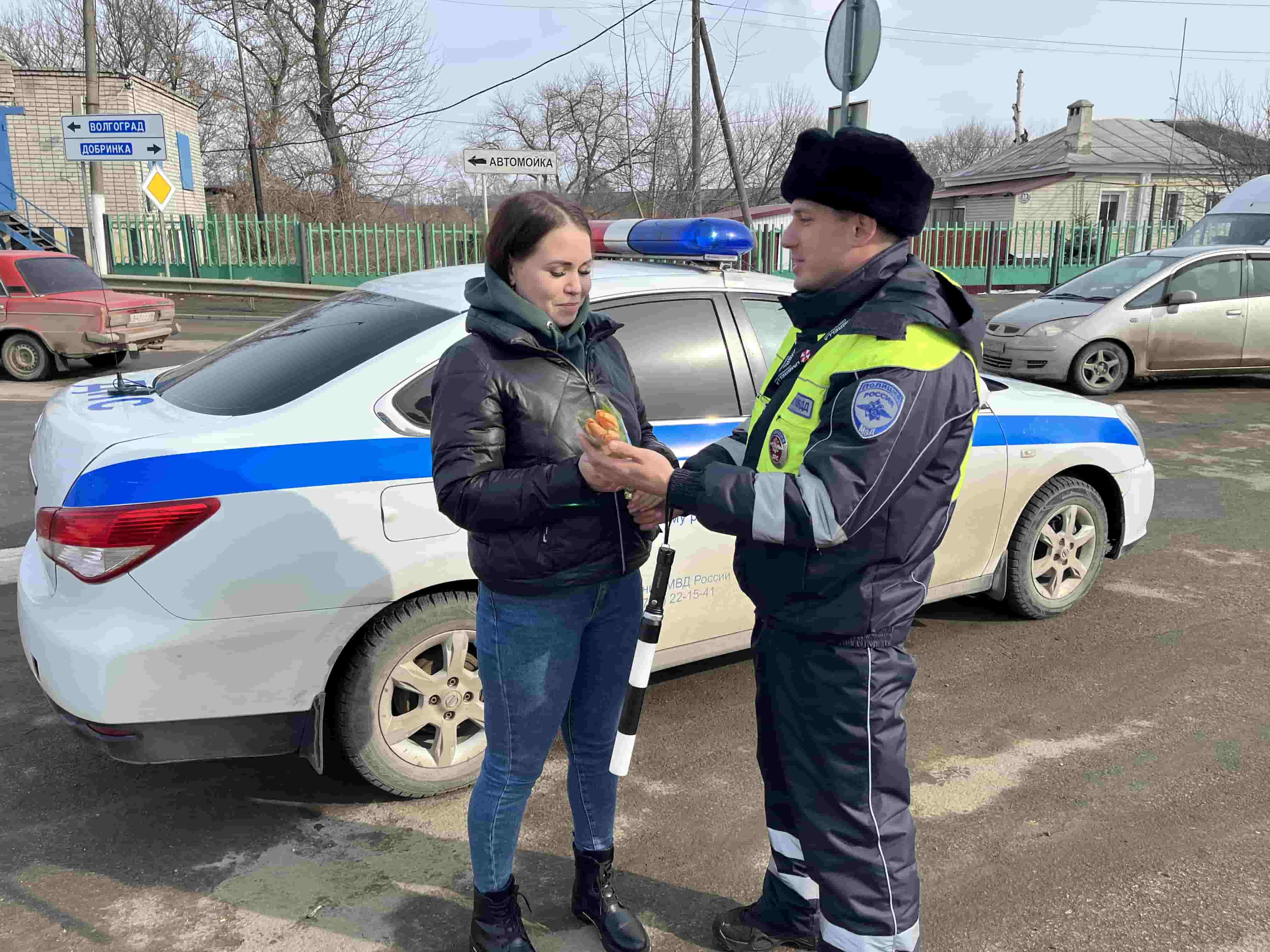 Сотрудники ОГИБДД ОМВД провели акцию 